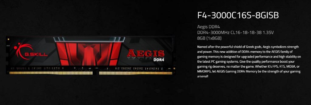 G skill discount 8gb ddr4 3000mhz