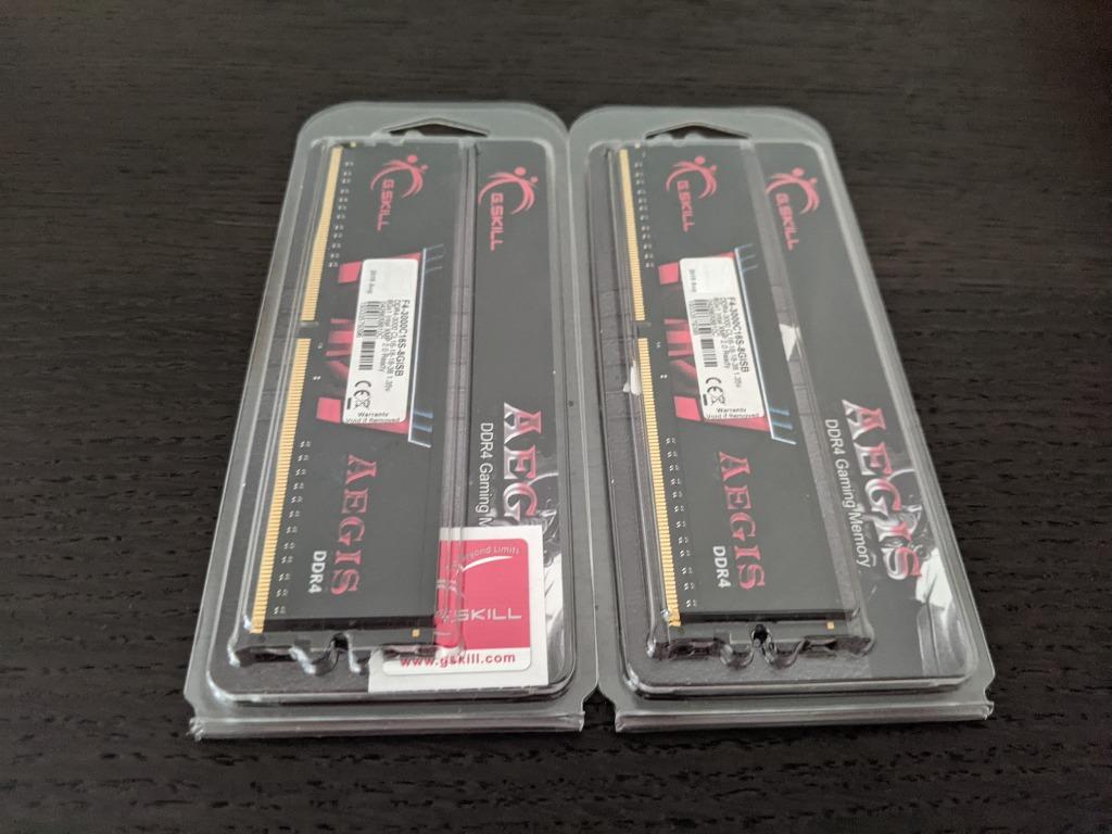 G.Skill 16GB 2 x 8GB Aegis DDR4 RAM 3000MHz CL16