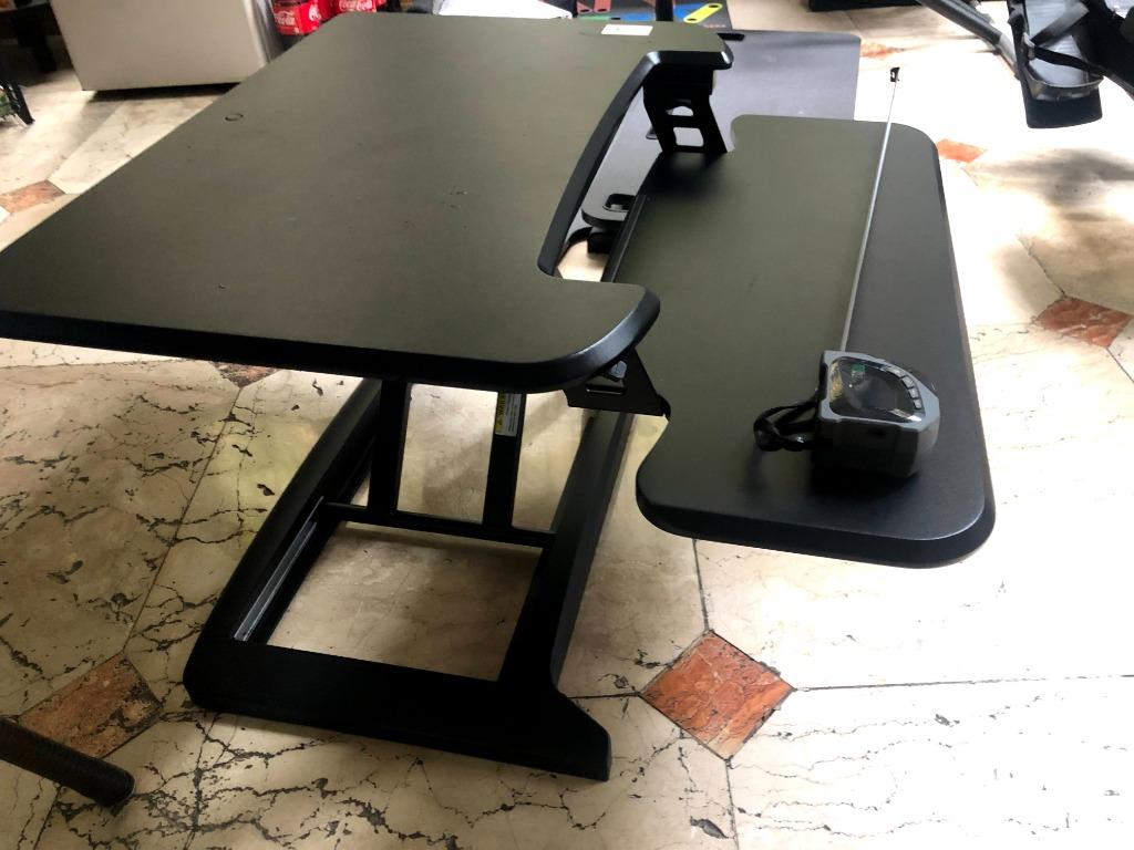 Pneumatic Desk Riser, Furniture & Home Living, Office Furniture ...