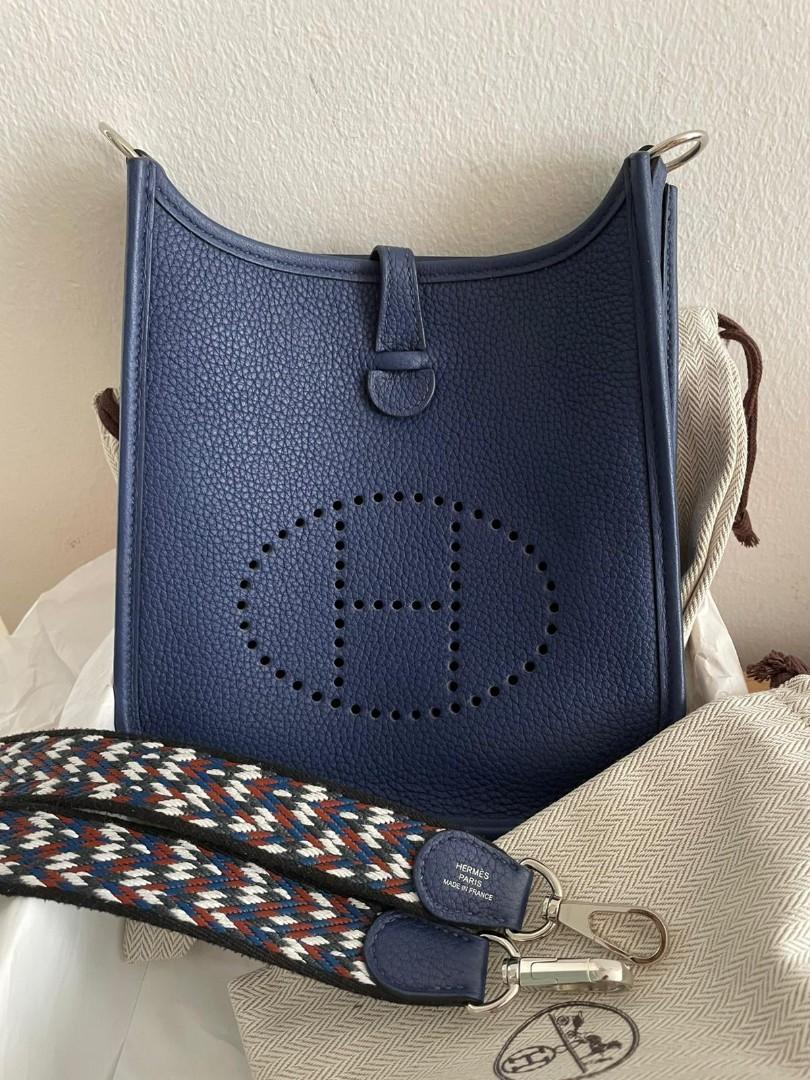 Hermes Evelyne 1 GM Blue Saphir