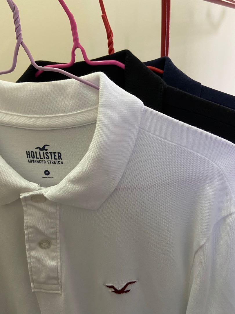 Hollister 3 pack polo tee Men s Fashion Tops Sets Tshirts