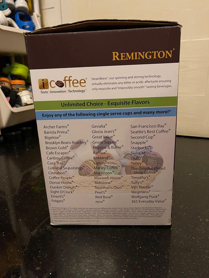 ICoffee單服務Express蒸汽沖泡咖啡機黑色 
