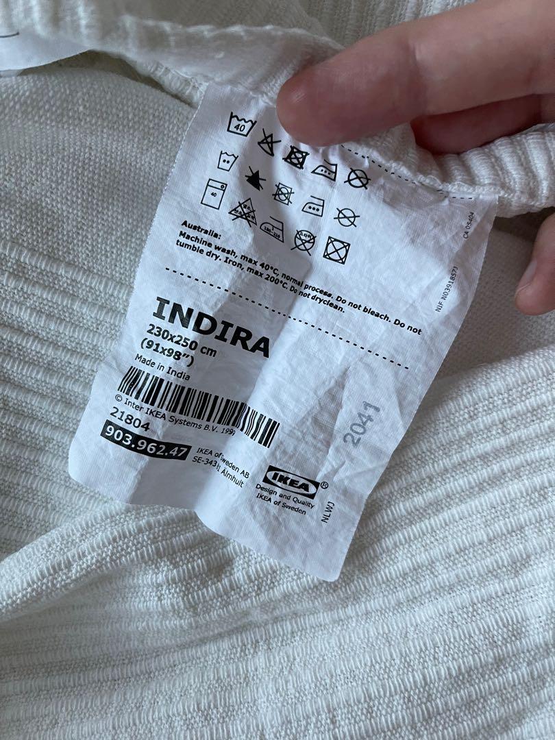 ikea indira bedspread furniture home living furniture bed frames mattresses on carousell