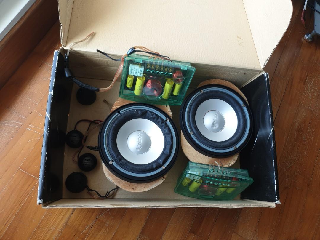 Infinity component speaker 6.5 2 way passive with crossover, Car