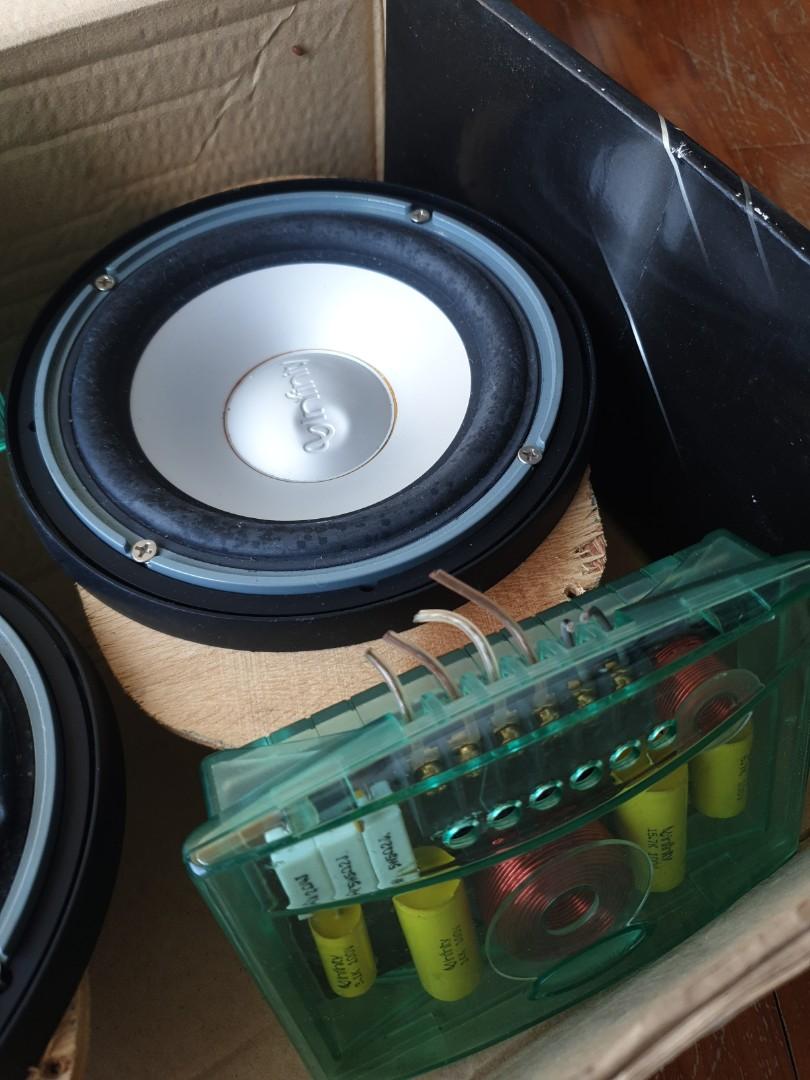 Infinity component speaker 6.5 2 way passive with crossover, Car