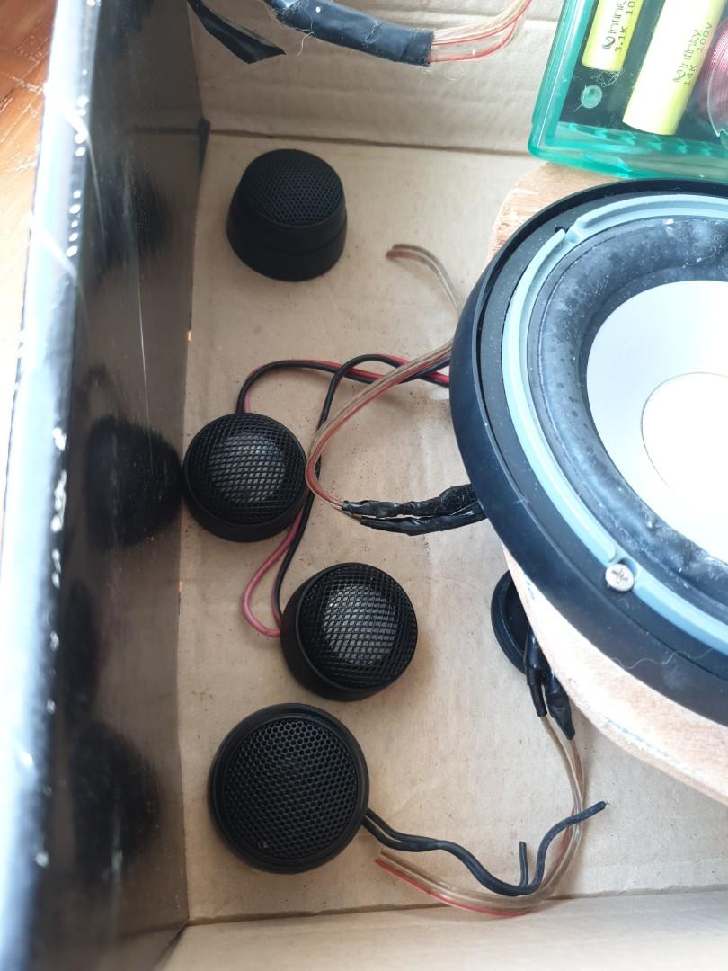 Infinity component speaker 6.5 2 way passive with crossover, Car