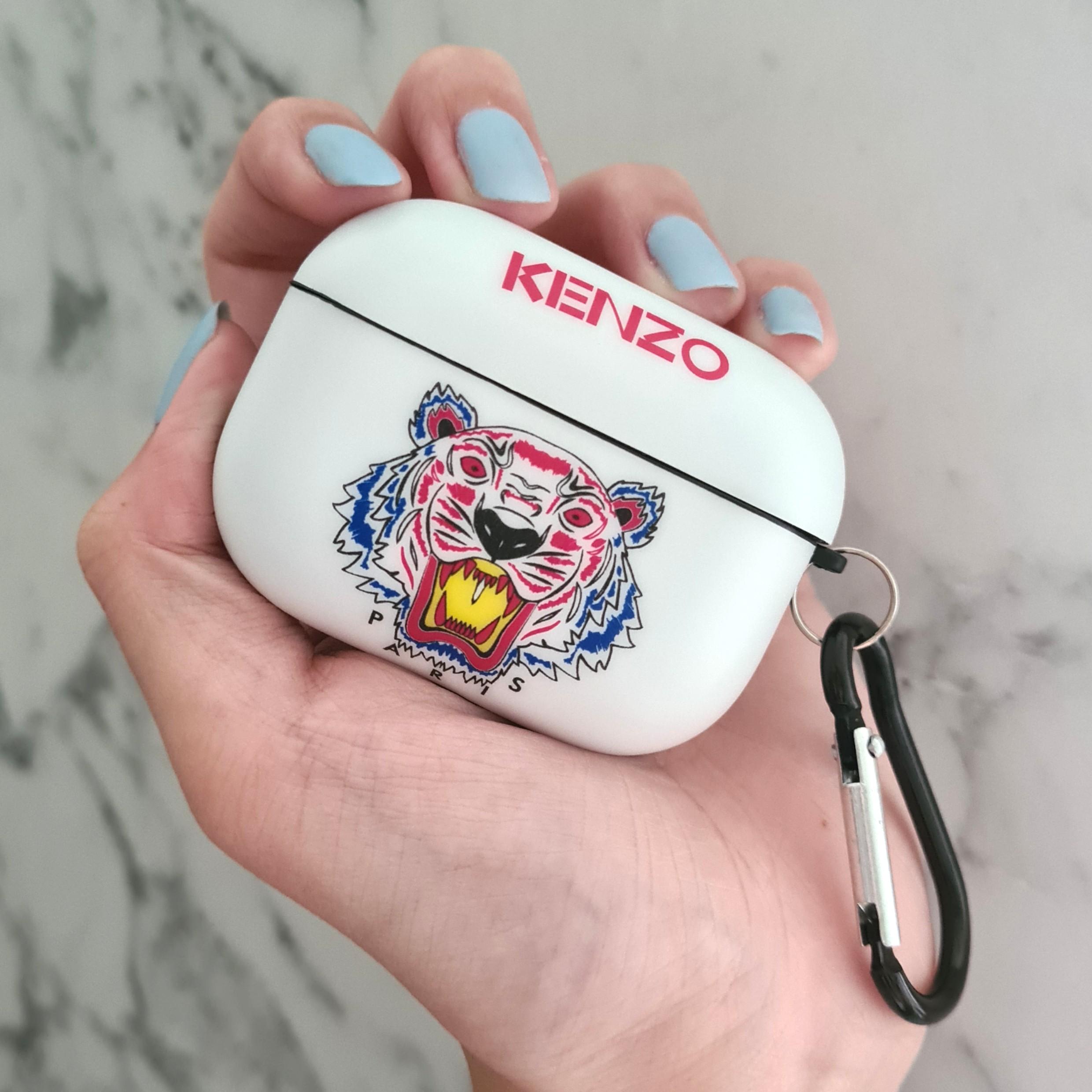 INSTOCK WHITE KENZO AIRPOD CASE GEN 1 2 AIRPOD CASING PRO CASE SLEEVES