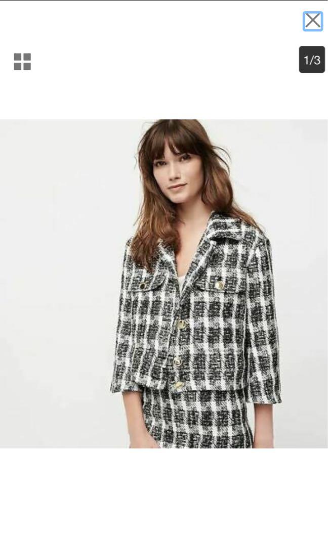 J crew houndstooth discount blazer