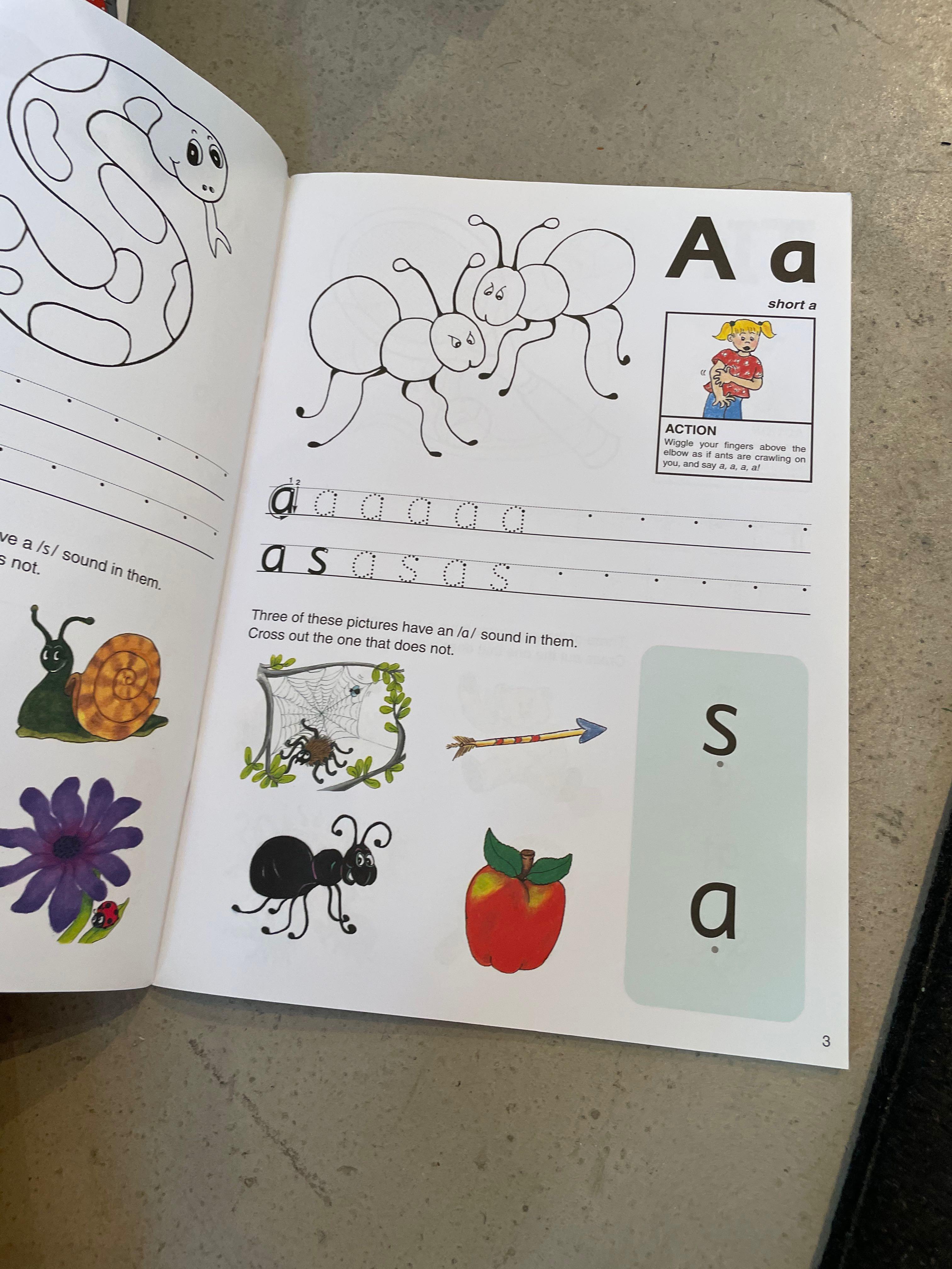 Jolly Phonics Starter Set Set of 7 Hardcover Finger Phonics Books