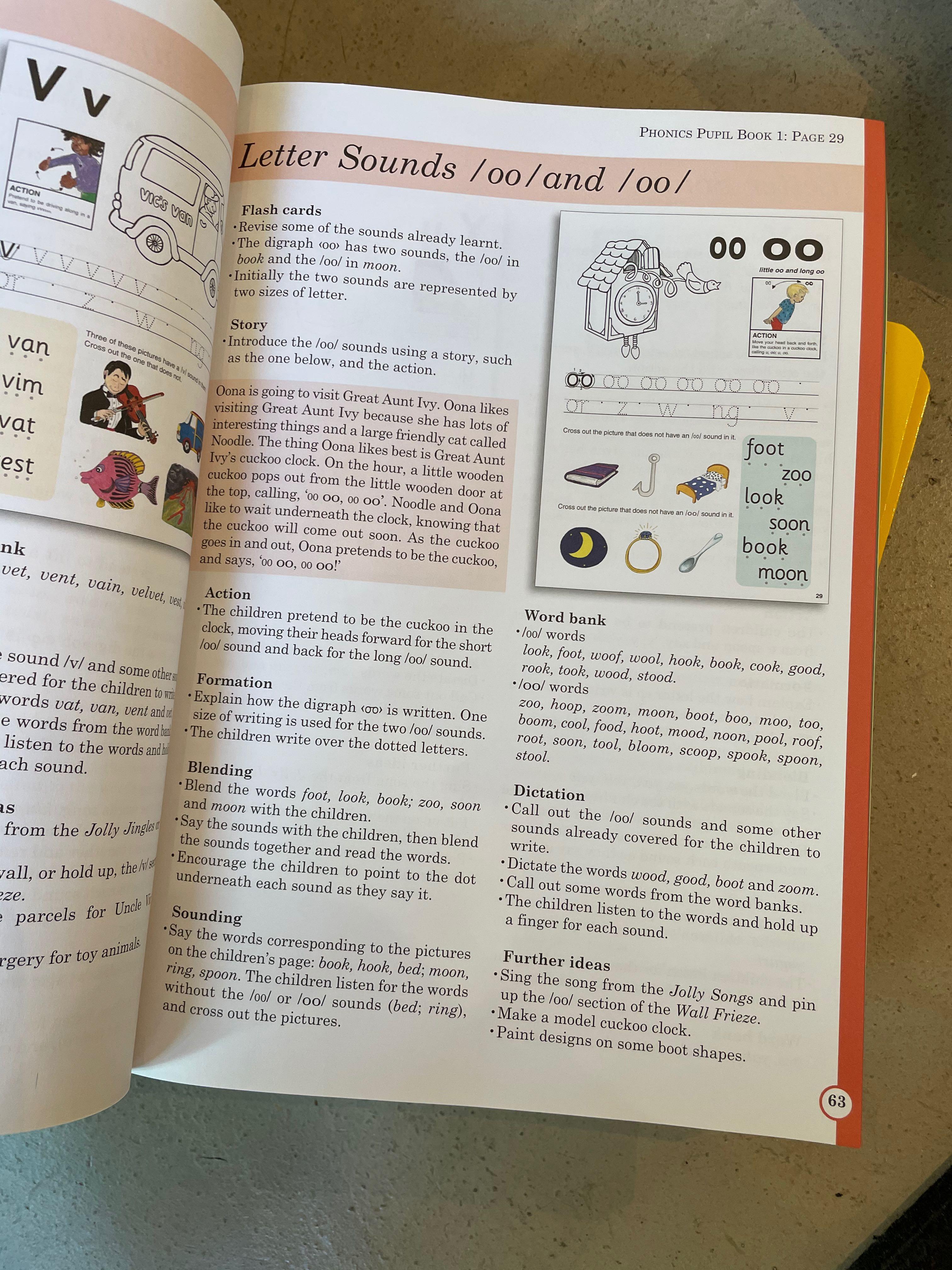 Jolly Phonics Starter Set Set of 7 Hardcover Finger Phonics Books