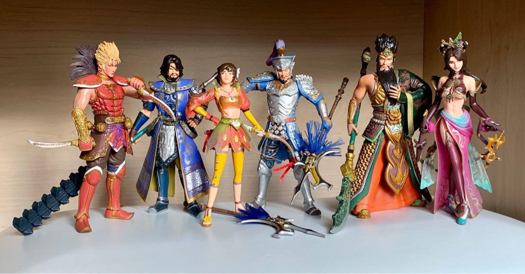 Koei 真三國無雙5 Figure 6個character Museum 模型關羽張遼甘寧夏侯惇貂蟬孫尚香 興趣及遊戲 玩具 遊戲類 Carousell