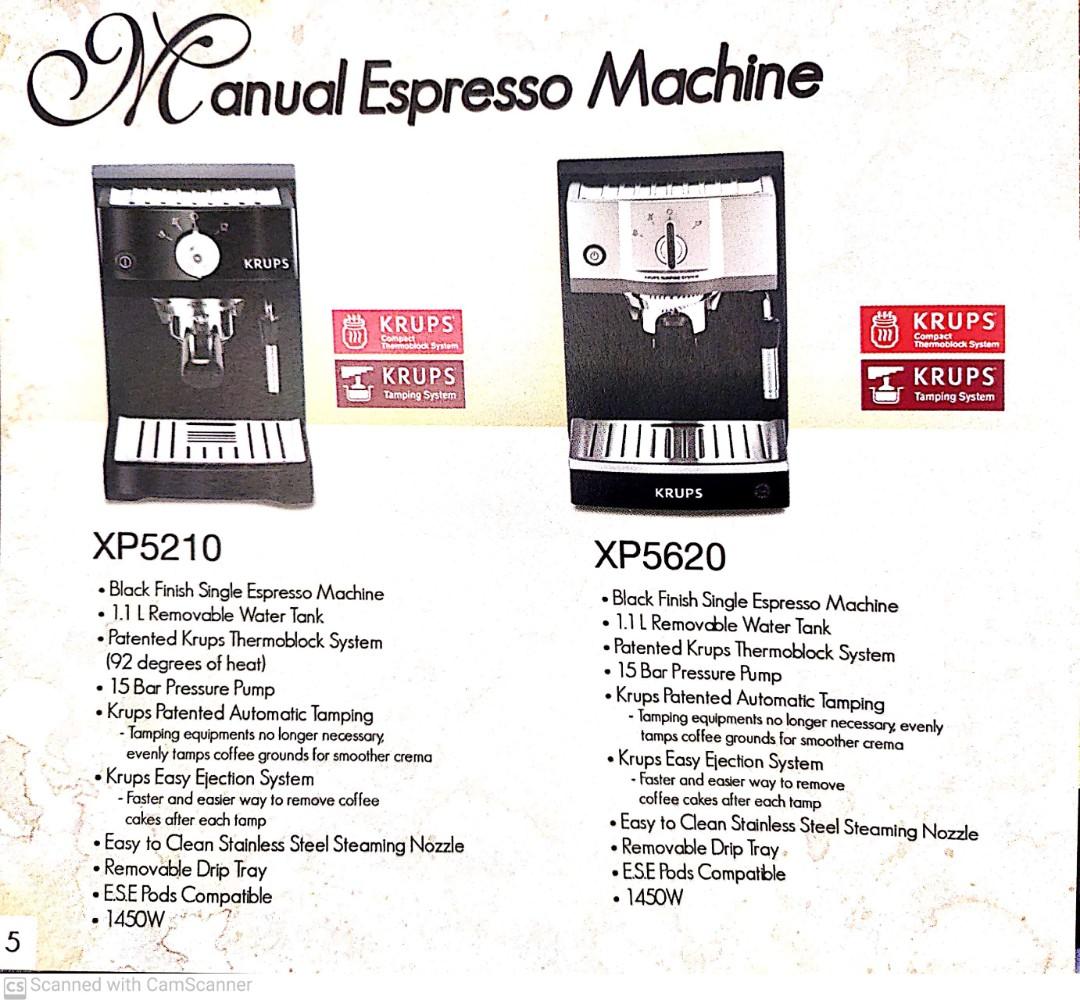 Manual de Instrucciones y Preguntas frecuentes Espresso XP524010