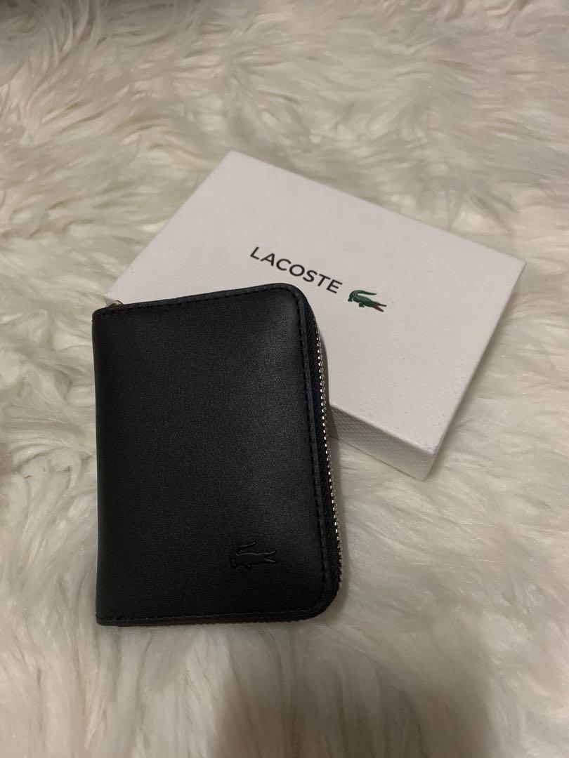 Lacoste zip wallet deals