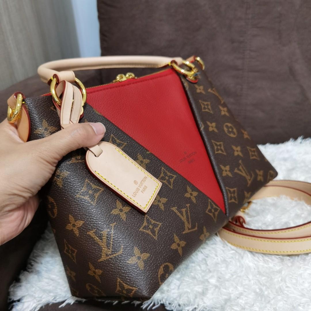 Louis Vuitton V Tote BB Crossbody Bag in Cerise, Women's Fashion, Bags &  Wallets, Cross-body Bags on Carousell