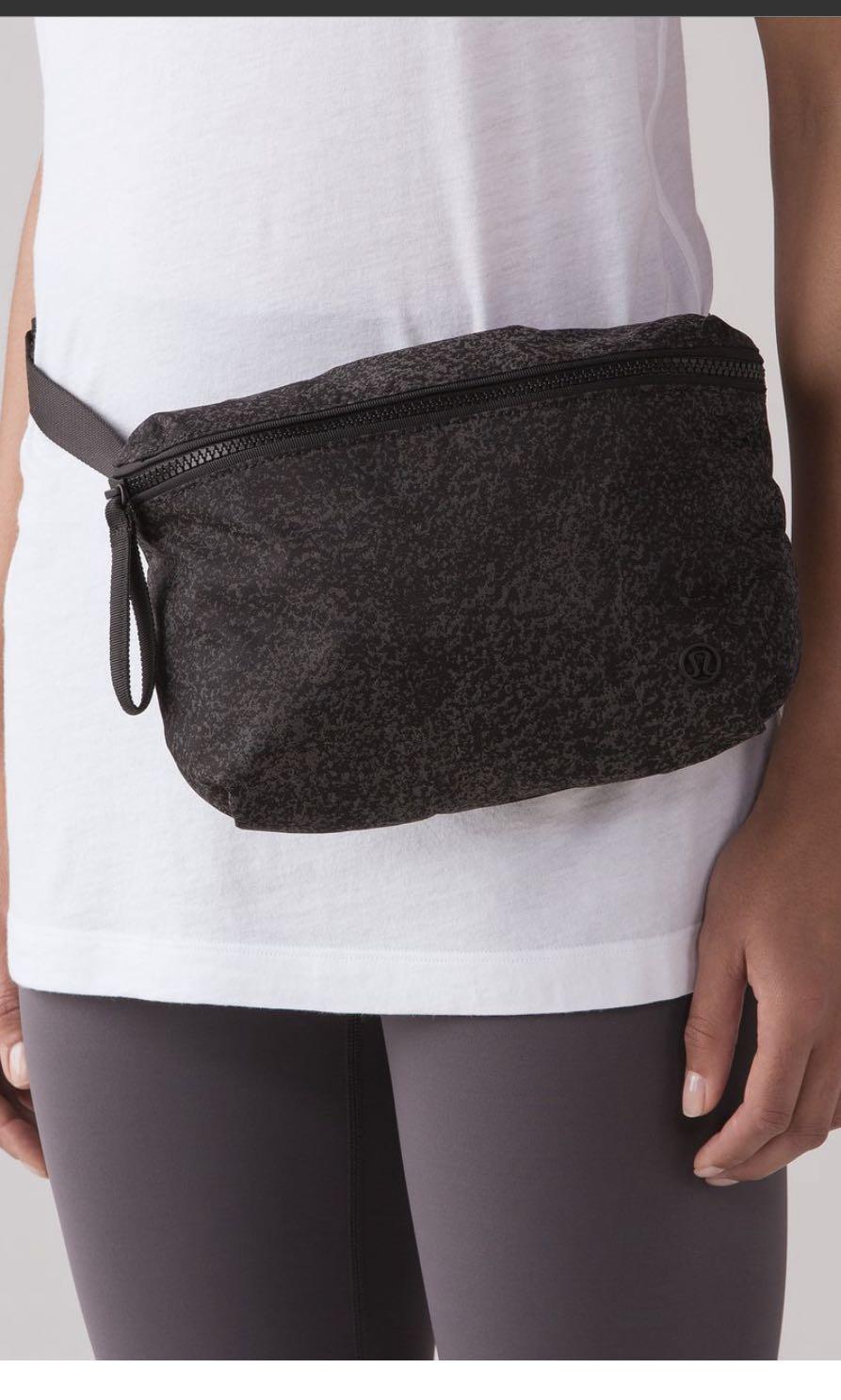 Lululemon Go Lightly Belt Bag in Glo Wild Black Reflective
