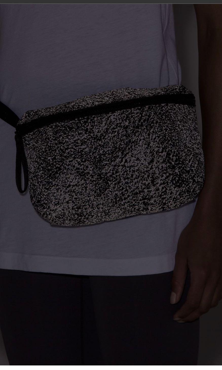 Lululemon Go Lightly Belt Bag in Glo Wild Black Reflective