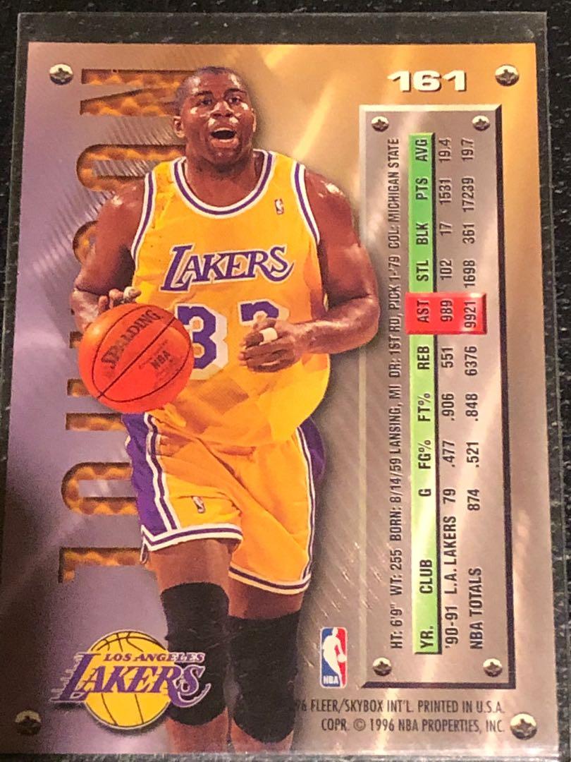 Magic Johnson Basketball Card (Los Angeles Lakers, Hall of Famer) 1996  Topps Stars Golden Season #72 at 's Sports Collectibles Store