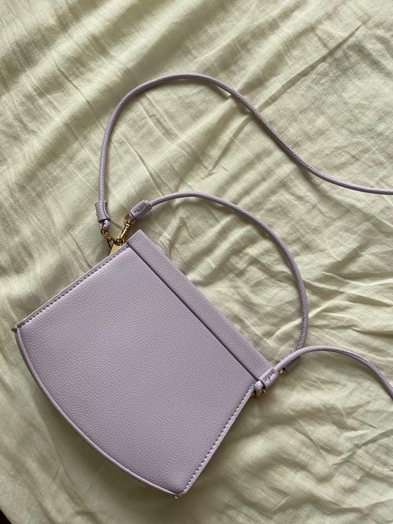MANGO lilac cross body bag