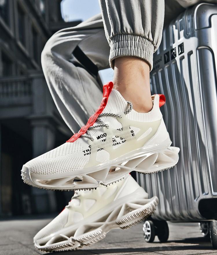 Razor shop blade shoes