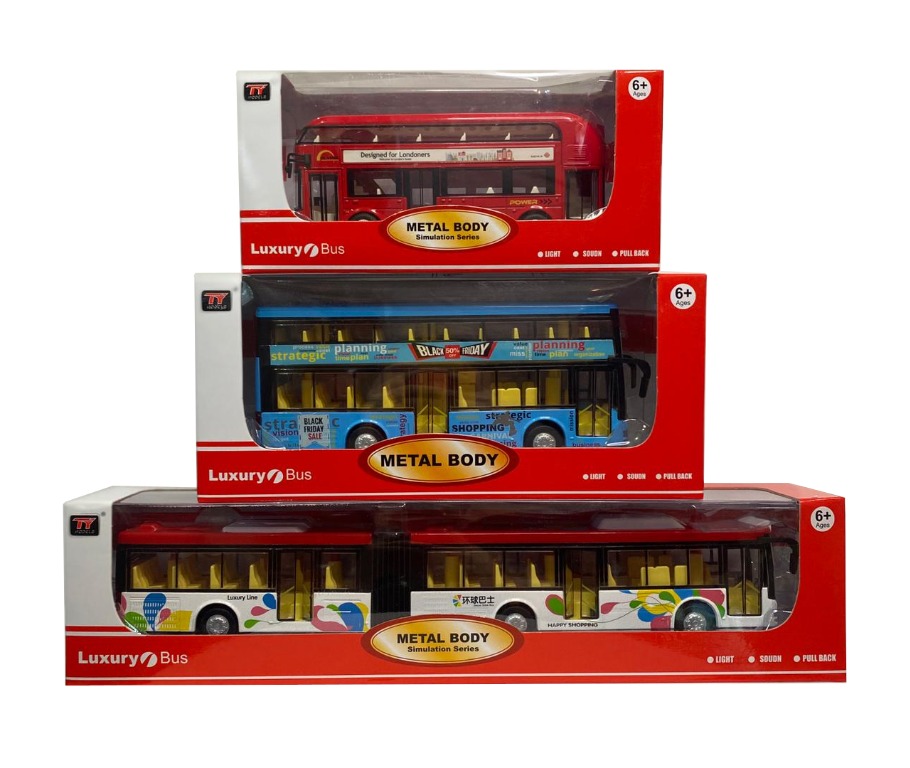 Metal sales toy bus