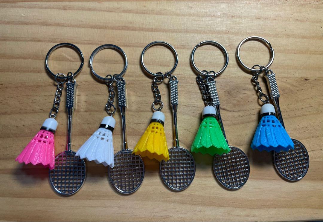 Badminton keychain hotsell