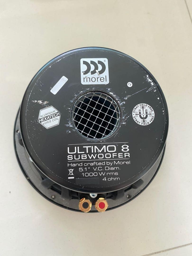 Morel Subwoofer Ultimo 8 1000 watts, Car Accessories, Accessories on