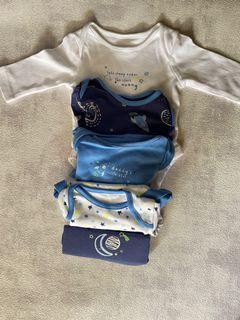 Preloved Mothercare Long Sleeve Bodysuits