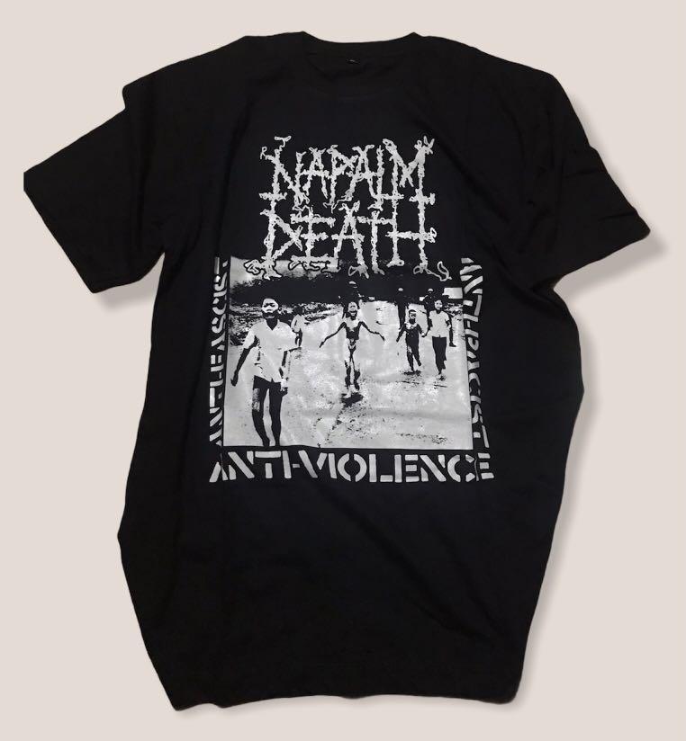 napalm death anti violence t shirt