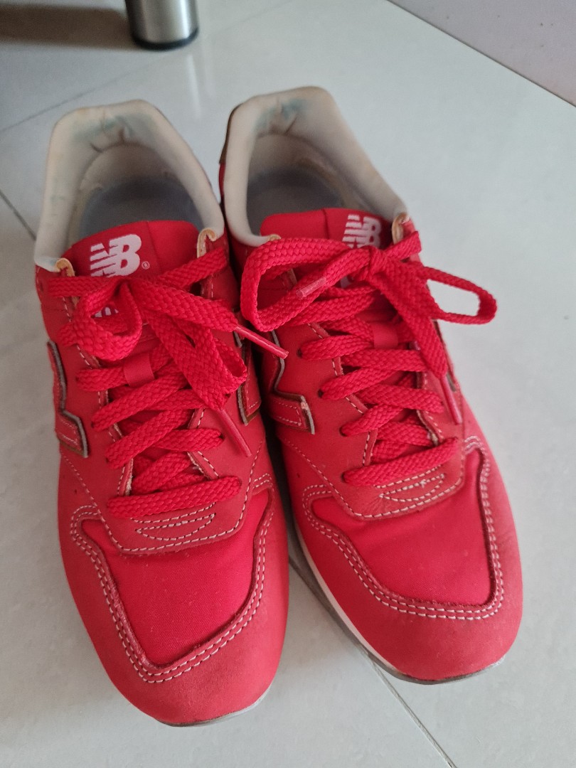 New Balance Red Sneakers Women s Fashion Footwear