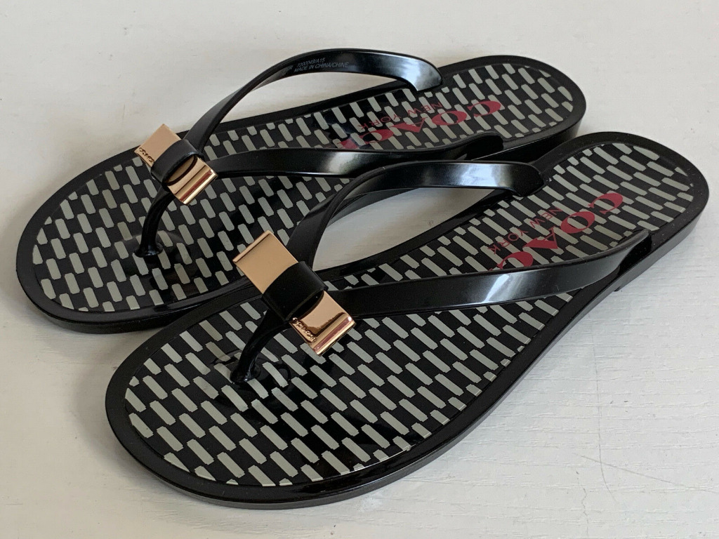 Coach landon jelly flip flops new arrivals