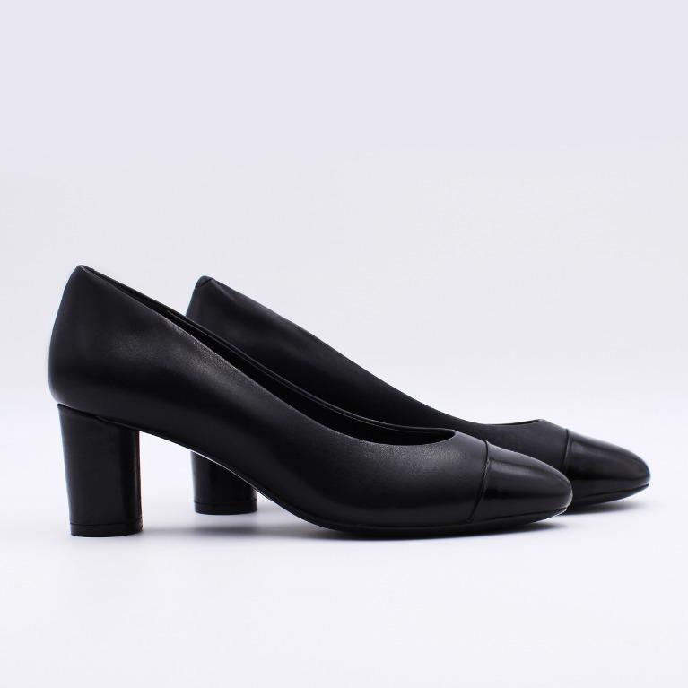 Black casual pumps Clearance