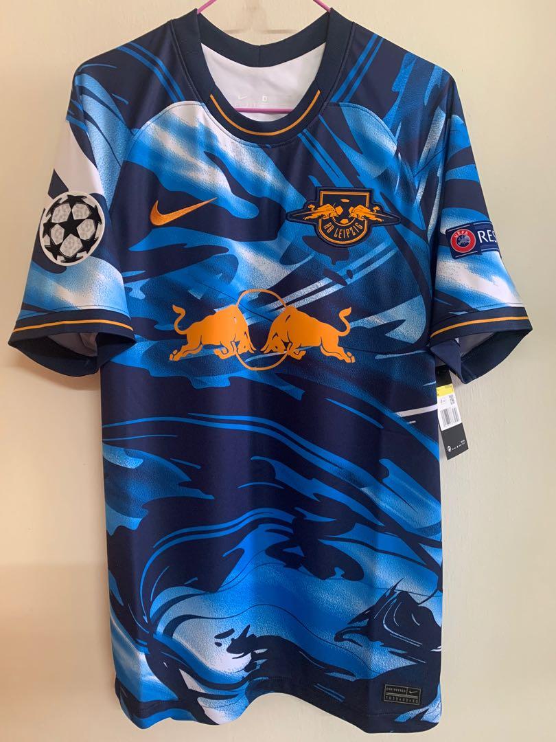 Official Authentic NIKE 2020-2021 RB Leipzig 3rd Jersey OLMO #25