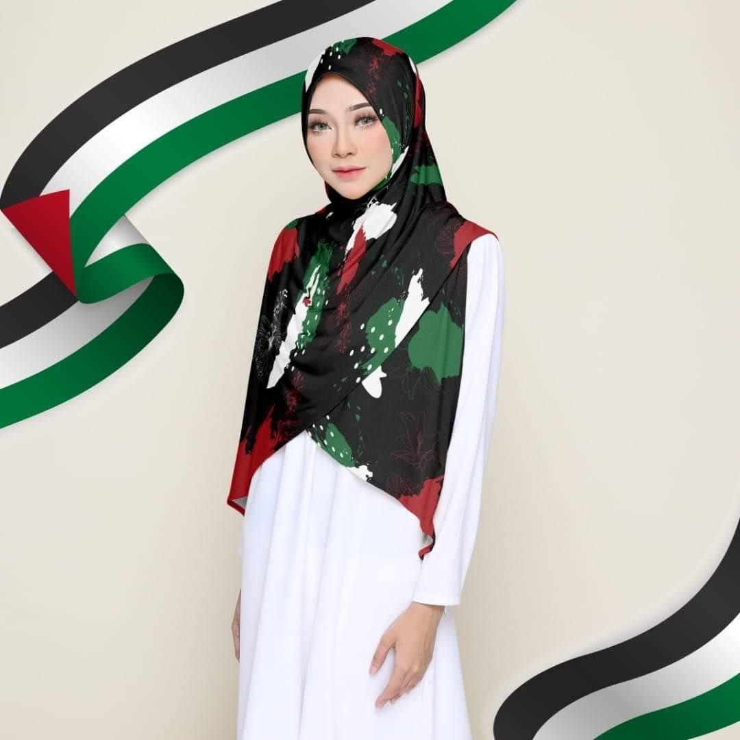 Palestine Tudung Scarf Women S Fashion Muslimah Fashion Hijabs On Carousell