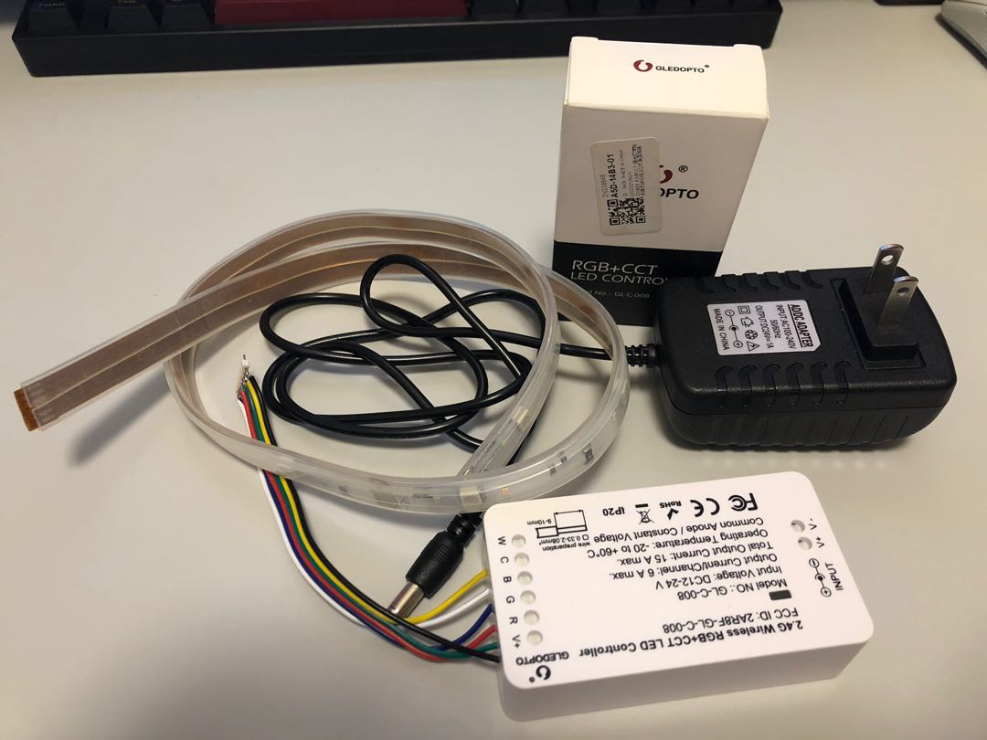 Philips Hue Light Strip (DIY with Gledopto), Furniture & Home Living