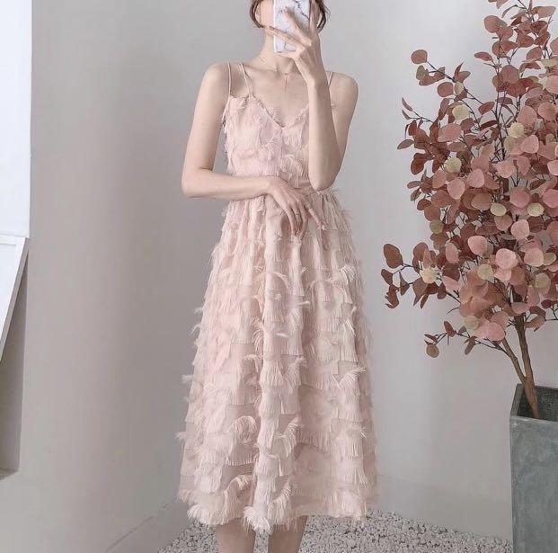Dress pink soft new arrivals