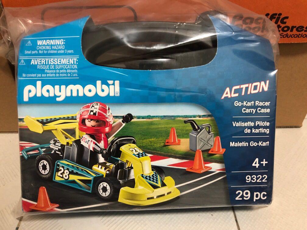 Playmobil 9322 Action Go-Kart Racer Carry Case 