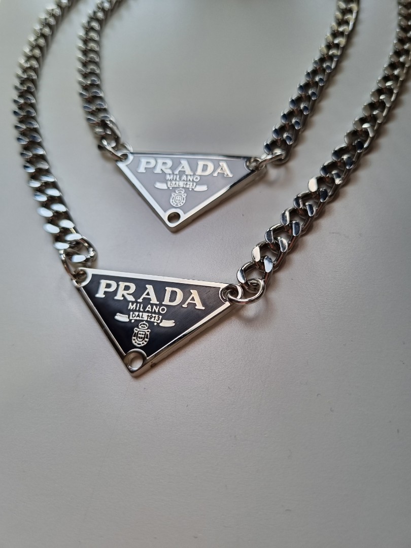 Prada Chain Necklace, Women's Fashion, Jewelry & Organisers, Necklaces on  Carousell