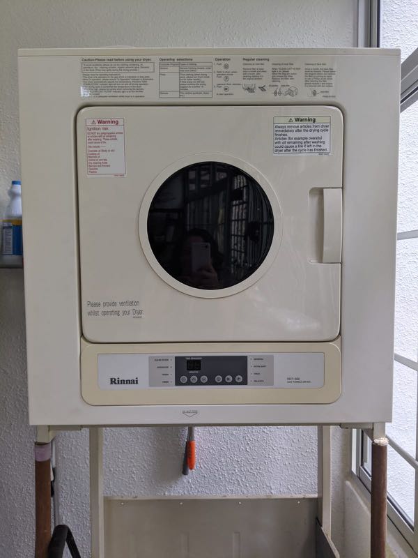 Rinnai Gas Clothes Dryer, TV & Home Appliances, Washing Machines and