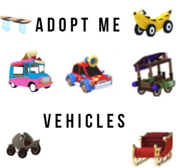 [ROBLOX] ADOPT ME VEHICLES, Video Gaming, Gaming Accessories, Game Gift