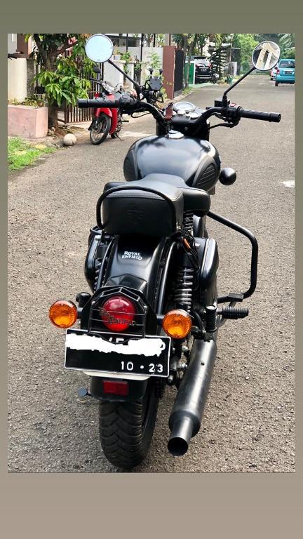 royal enfield bullet classic 500 hitam 2018 black doff Pajak