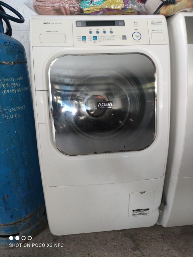 Sanyo Automatic Washing Machine With Heatdryer Japan Surplus 2ndhand