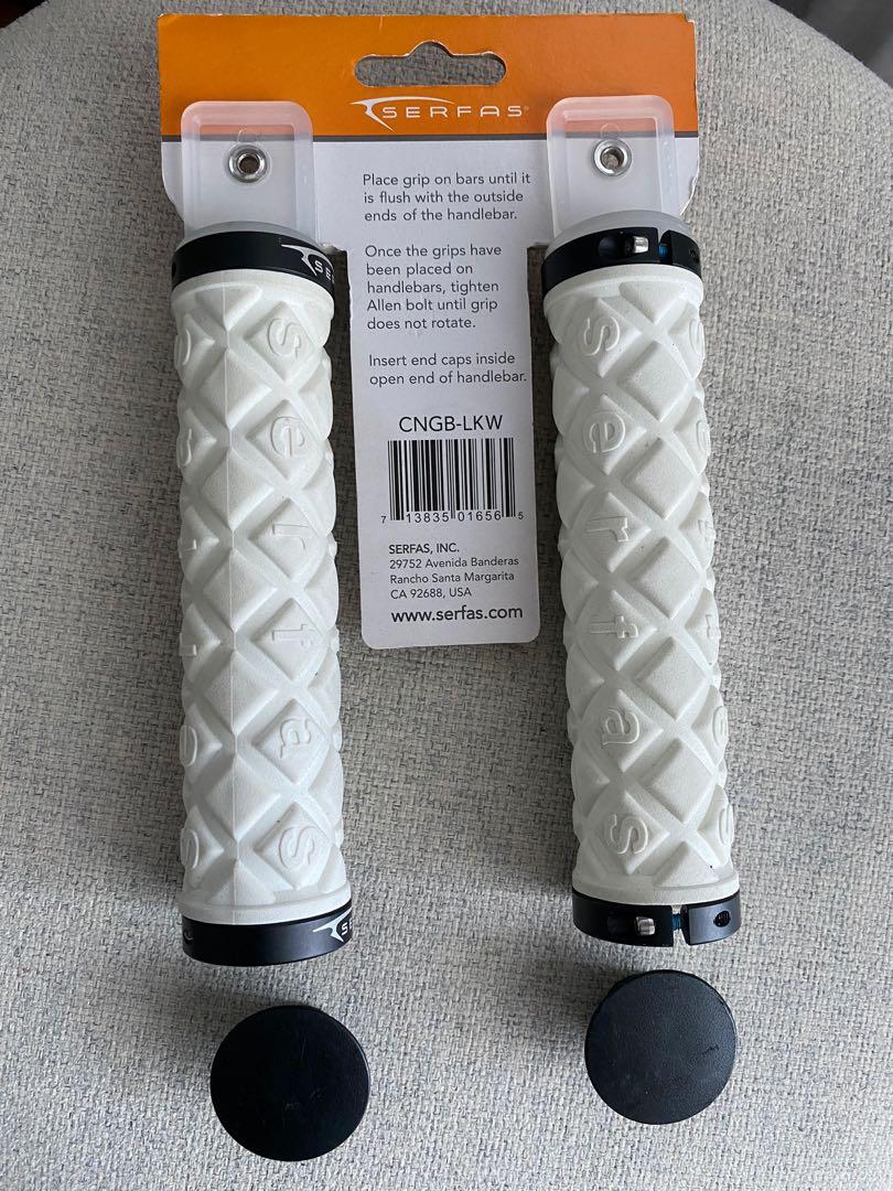 White hot sale bike grips