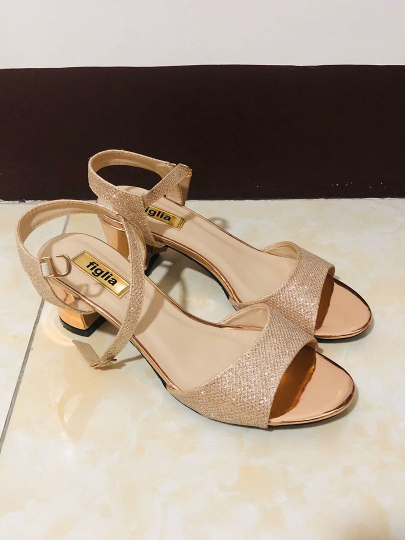 SM store Figlia Rose Gold Heels