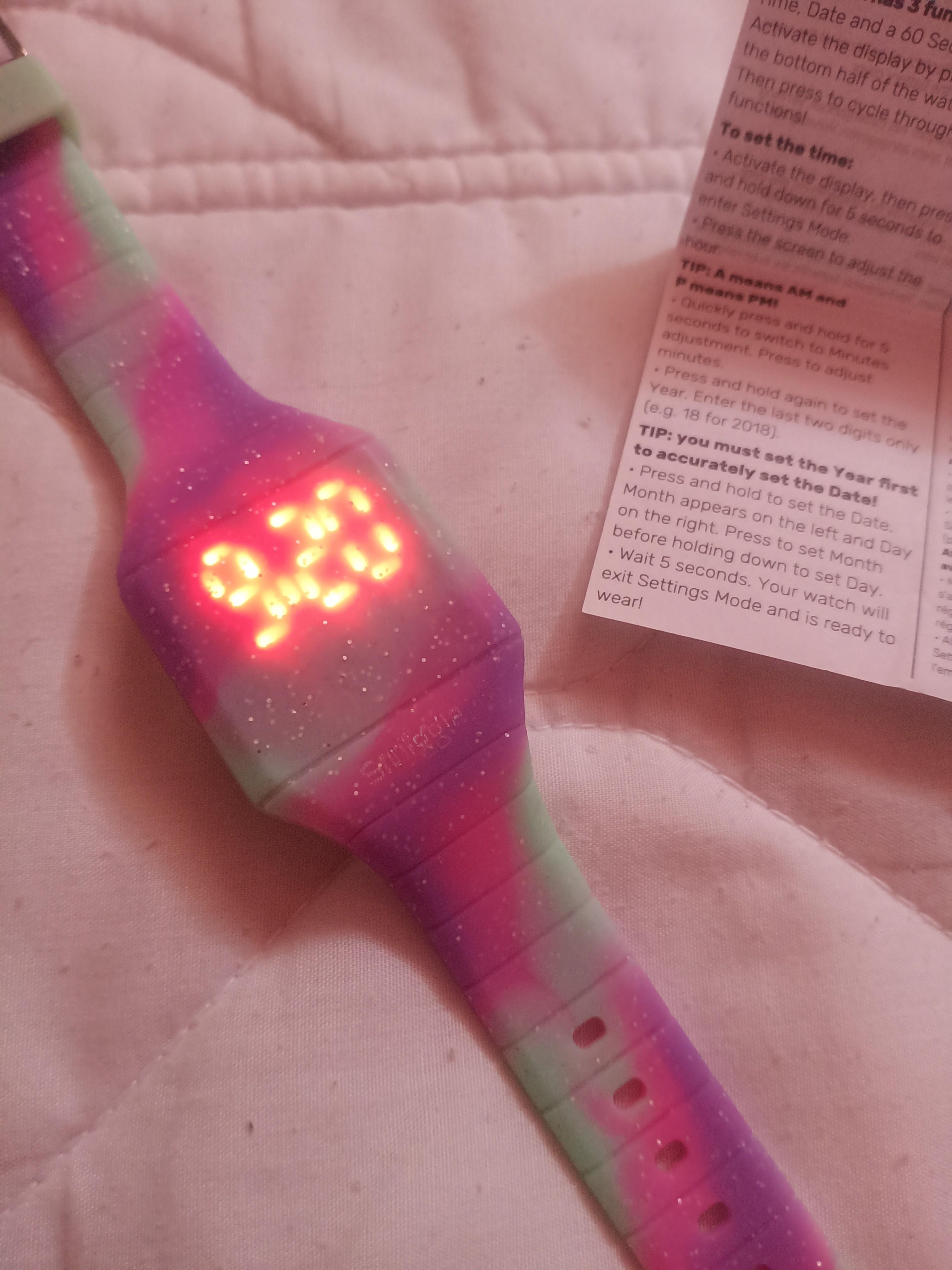 Smiggle shop swirl watch