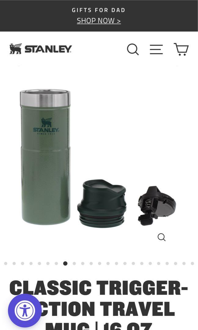 Stanley Classic 16oz Trigger-Action Travel Mug - Hike & Camp