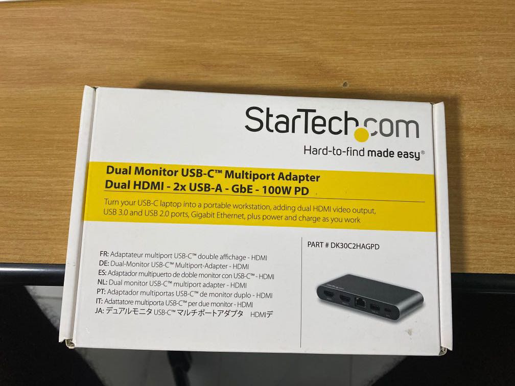 Startech Monitor Adapter Startech Dual Monitor USB-C Multiport Adapter, Computers & Tech, Parts ...