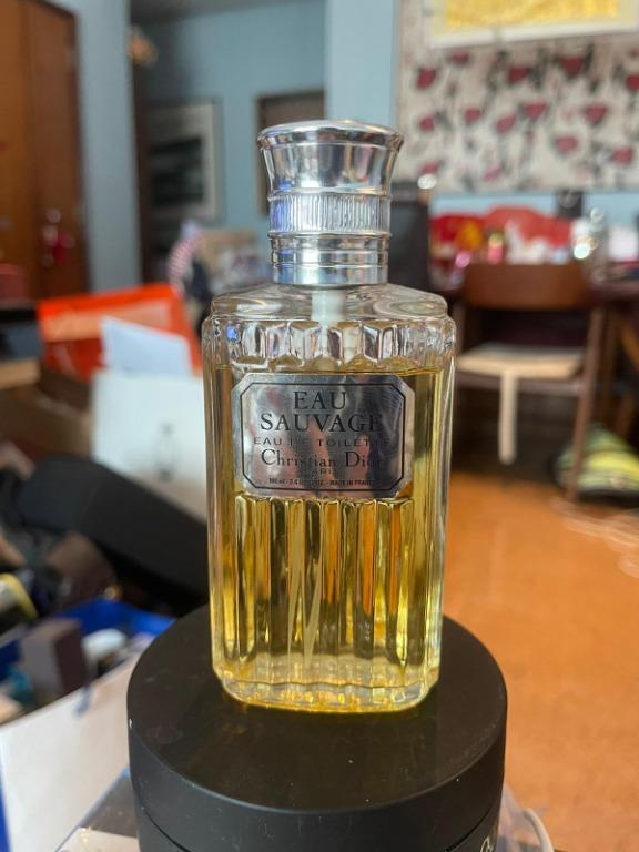 Eau sauvage vintage online bottle