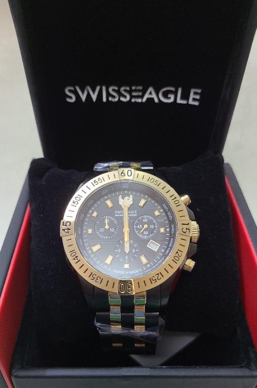 Swiss Eagle Altitude Chronograph Watch 44mm