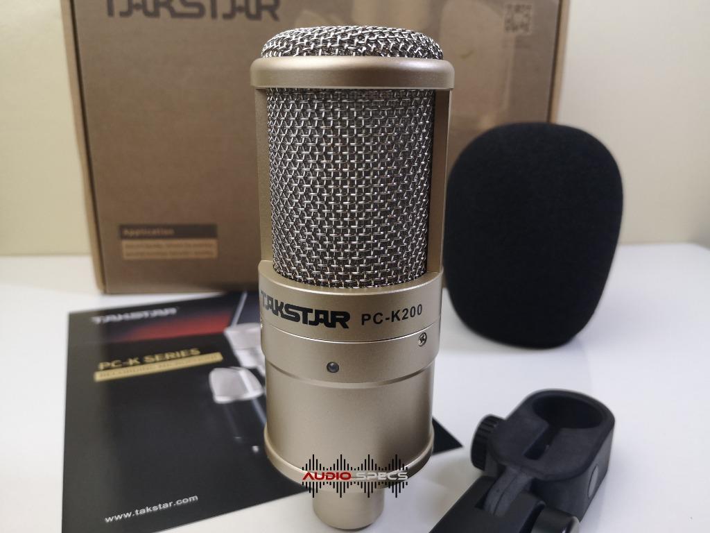 Takstar PC-K200 Condenser Microphone Studio Recording Podcast (Category: Microphones) located in Quezon City. Submitted by allanpauco (Listing ID 1089283789, Image 2). Description: Brand new units available on hand Available for pick-up or shipping courtesy of buyer All items are tested and guaranteed in good working conditions before we hand over to our buyers. Exceptions are those in sealed packaging's. Compatibility is Buyer's Responsibility. 