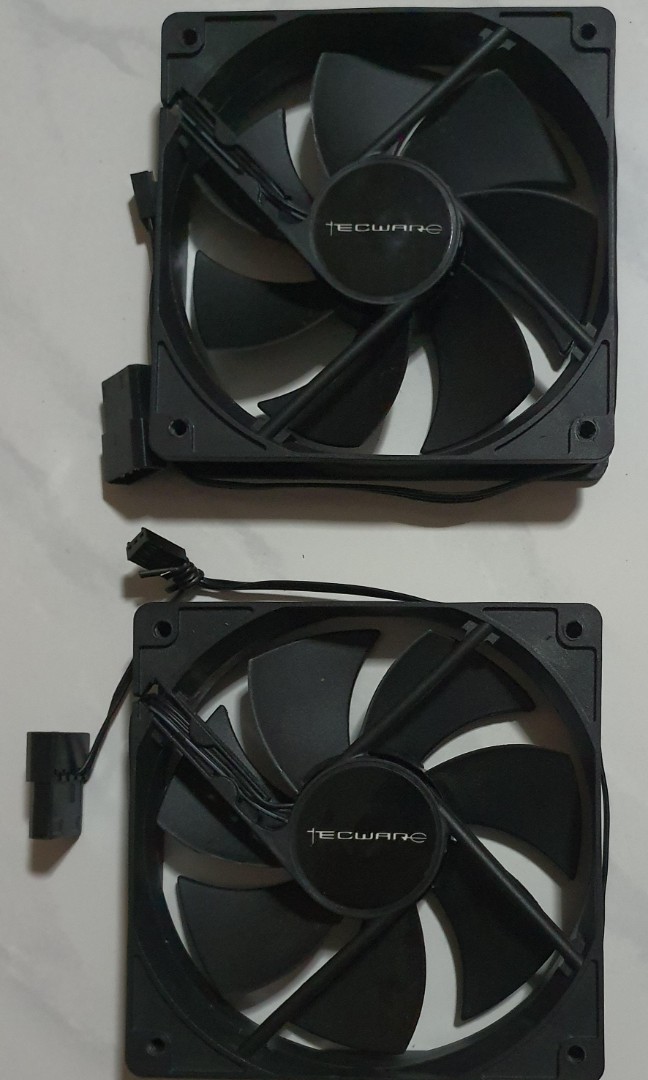 Tecware Case Fans 120mm (3Pin and Molex), Computers & Tech, Parts